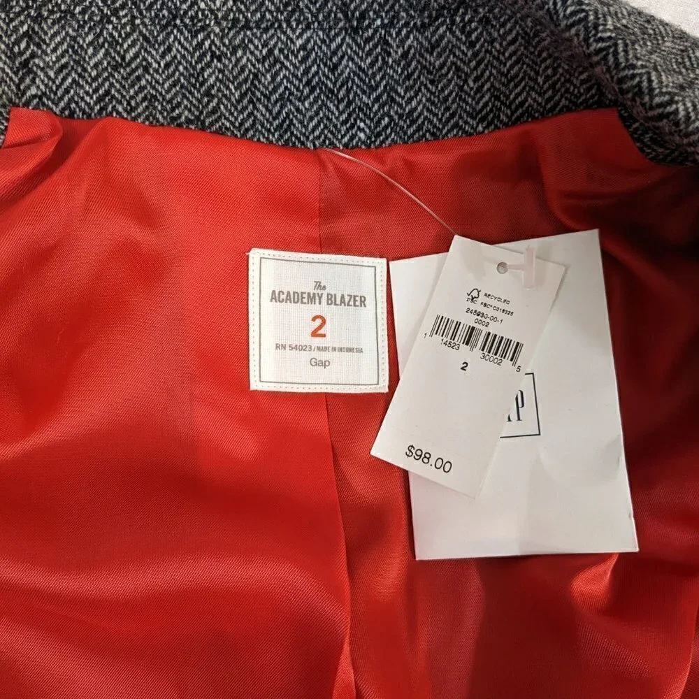 Gap The Academy Blazer Herringbone
